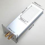 Switchable Rain- / Waterfall Shower Head wall mounted
