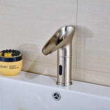 Automatic Sensor LED Waterfall Bathroom Sink Faucet