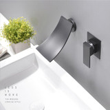 Wall Mount Waterfall Bathroom Faucet