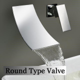 Wall Mount Waterfall Bathroom Faucet