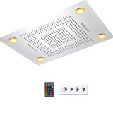 31" LED Ceiling Mount Rain - Big Rain - Dual Rain and Waterfall Shower System - ASARO