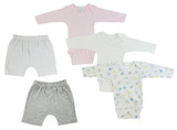 Infant Girls Long Sleeve Onezies and Pants