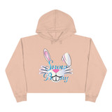 Snow Bunny Crop Hoodie