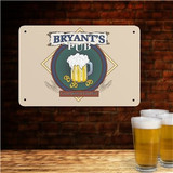 Personalized Pub Metal Wall Sign