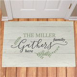 Personalized Gather Here Doormat