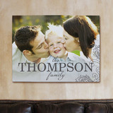 Personalized Family Name Photo Wall Canvas