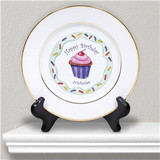 Personalized Ceramic Birthday Girl Plate