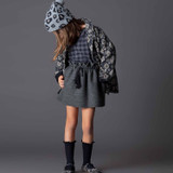 Grey Wool Skirt