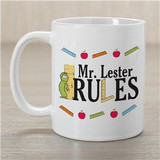 My Teacher Rules Coffee Mug