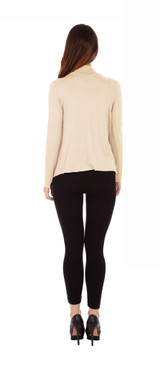 Sand Criss Cross Cardigan Sweaters