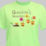 Personalized Grandma’s Garden T-shirt