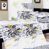 Sporting  Style 100% Cotton 5PC Comforter Set King Size