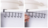Multi-functional wrought iron non-trace nail hook