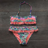Swimsuit Bikini Brazilian Children Split SwimWear Bikini Set