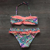 Swimsuit Bikini Brazilian Children Split SwimWear Bikini Set