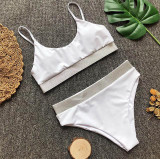 Sexy High Waist Bikini Bling Swimwear