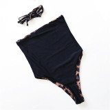 Sexy Reversible Bandeau One-Piece Bodysuit Monokini