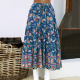 Sexy Bohemian Half-length Print Print Casual Retro Skirt