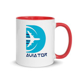 Funkypilot Aviator Colorful Rim Coffee Mug Funkypilot Aviator Colorful Rim Coffee Mug