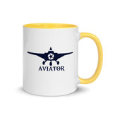 Funkypilot Aviator Color Inside Coffee Mug Funkypilot Aviator Color Inside Coffee Mug