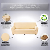 Sofa Cover Stretch 1PC Solid Color Elastic Corner Couch Cover