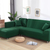 Sofa Cover Stretch 1PC Solid Color Elastic Corner Couch Cover