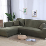 Sofa Cover Stretch 1PC Solid Color Elastic Corner Couch Cover