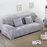 1pc Plush Thicken Universal Sofa All-inclusive Elastic Sectional Couch Cover