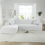 solid color corner sofa covers for living room elastic spandex slipcovers