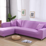 solid color corner sofa covers for living room elastic spandex slipcovers