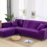 solid color corner sofa covers for living room elastic spandex slipcovers
