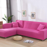 solid color corner sofa covers for living room elastic spandex slipcovers