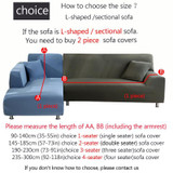 solid color corner sofa covers for living room elastic spandex slipcovers