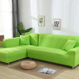 solid color corner sofa covers for living room elastic spandex slipcovers