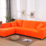 solid color corner sofa covers for living room elastic spandex slipcovers