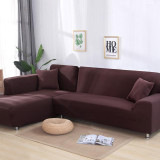 solid color corner sofa covers for living room elastic spandex slipcovers