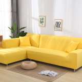 solid color corner sofa covers for living room elastic spandex slipcovers