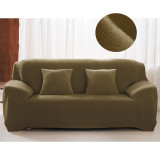 Plush Sofa Stretch Solid Color Thick Slipcover Sofa Covers