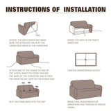 Modern Elastic Sofa Cover for Living Room Spandex Sofa Slipcovers