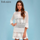 Sexy Crochet Knitted  Beach Cover Up