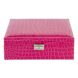Leather Jewelry Box Organizer Storage Box