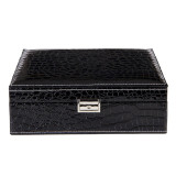 Leather Jewelry Box Organizer Storage Box