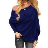 Sexy One Off Shoulder Loose Knitted Sweater Sexy One Off Shoulder Loose Knitted Sweater