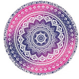 Summer Beach Picnic Throw Bohemia Round Tapestry