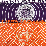 Yoga Mat Rainbow 7 Chakra Stripes tapestry