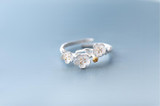 The cherry Blossom Branch Adjustable Ring The cherry Blossom Branch Adjustable Ring