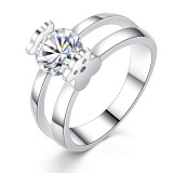 Cute Bear Cubic Zircon silver bear Rings Cute Bear Cubic Zircon silver bear Rings