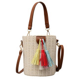 Leisure Simple Pure Color Single Shoulder Messenger Bags