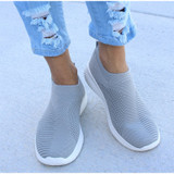 Air Mesh Soft Sock Knitted Vulcanized Shoes Casual Sneakers