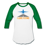 Baseball T-Shirt, I Love Flying